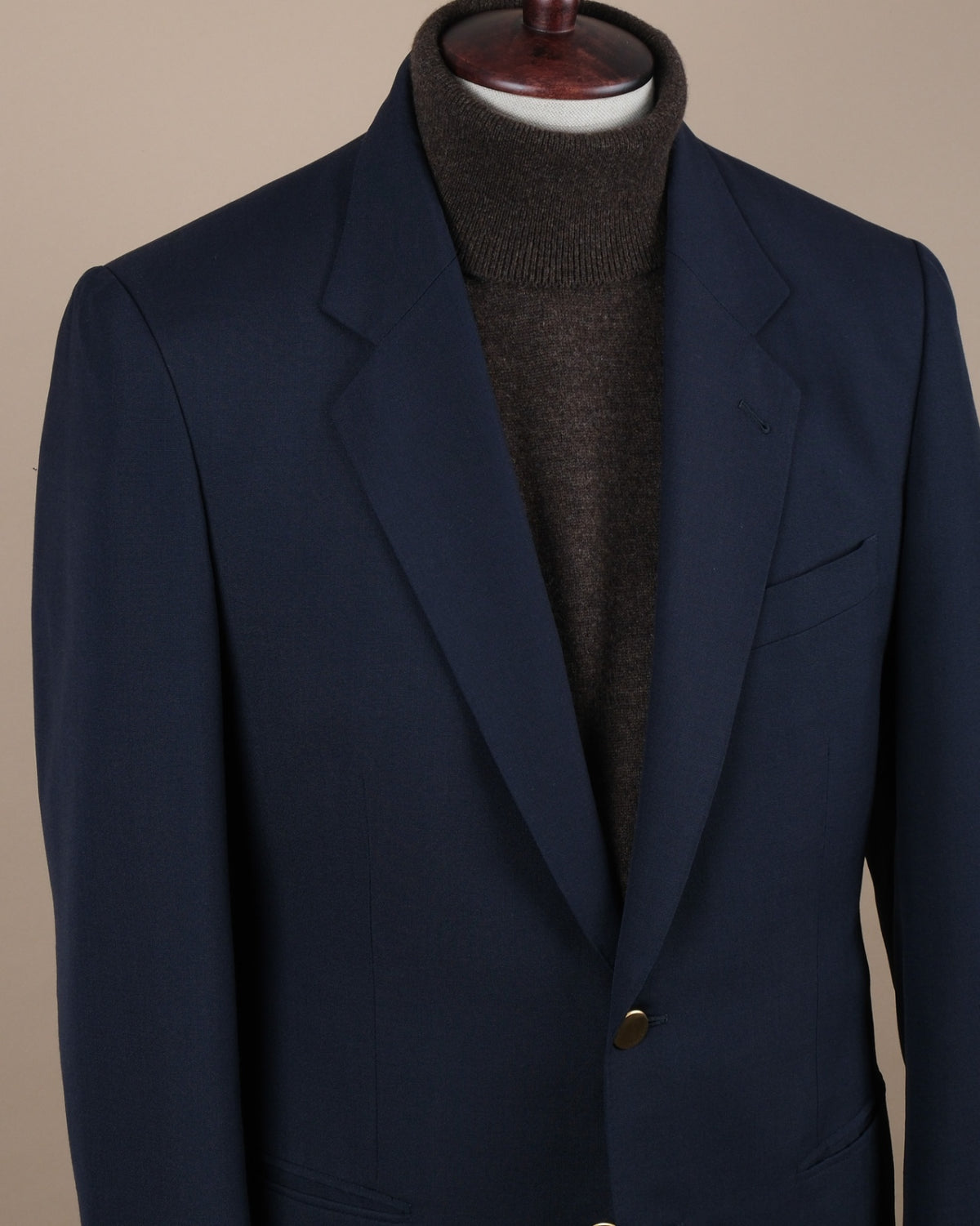 Navy Fine Worsted Club Blazer