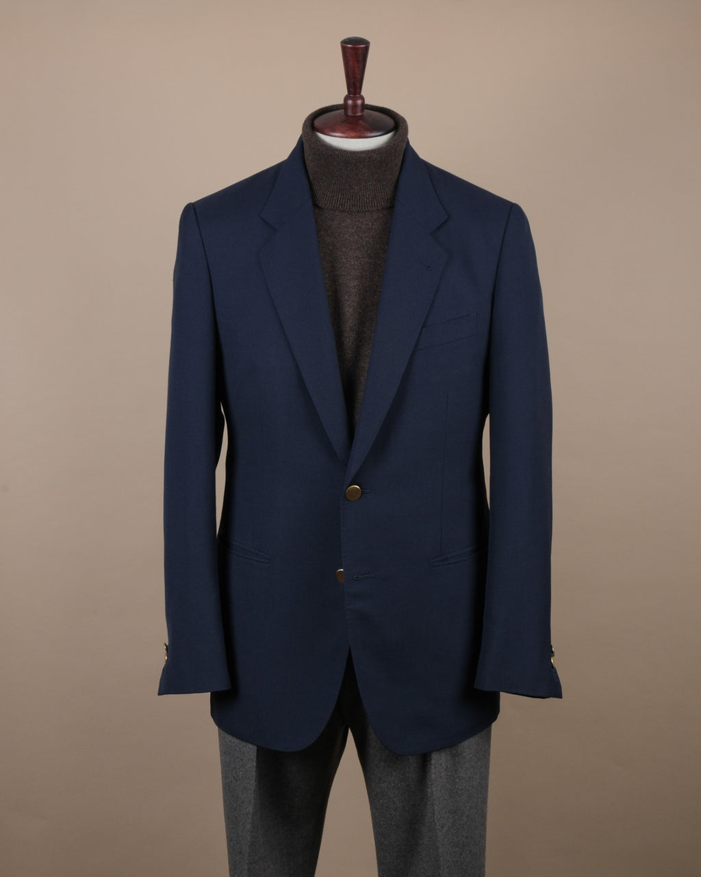 Navy Fine Worsted Club Blazer