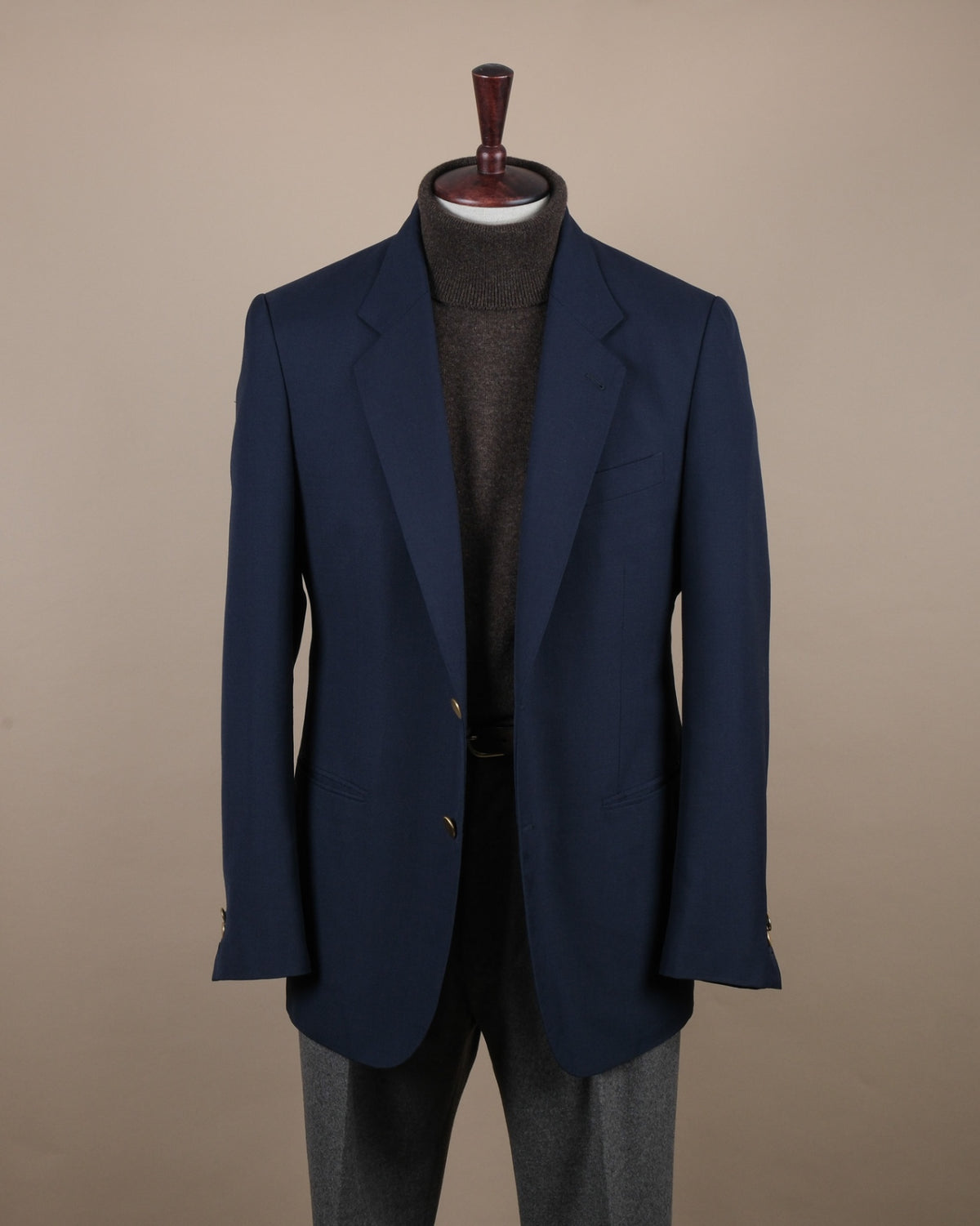 Navy Fine Worsted Club Blazer