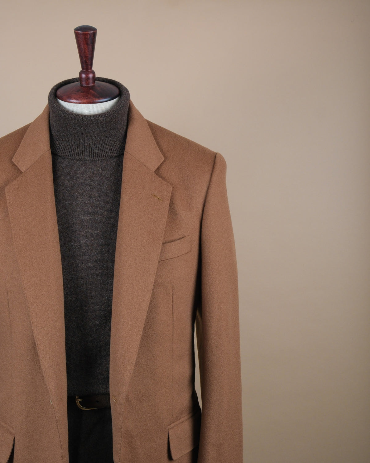 Dark Camel Wool/Cashmere Sports Jacket