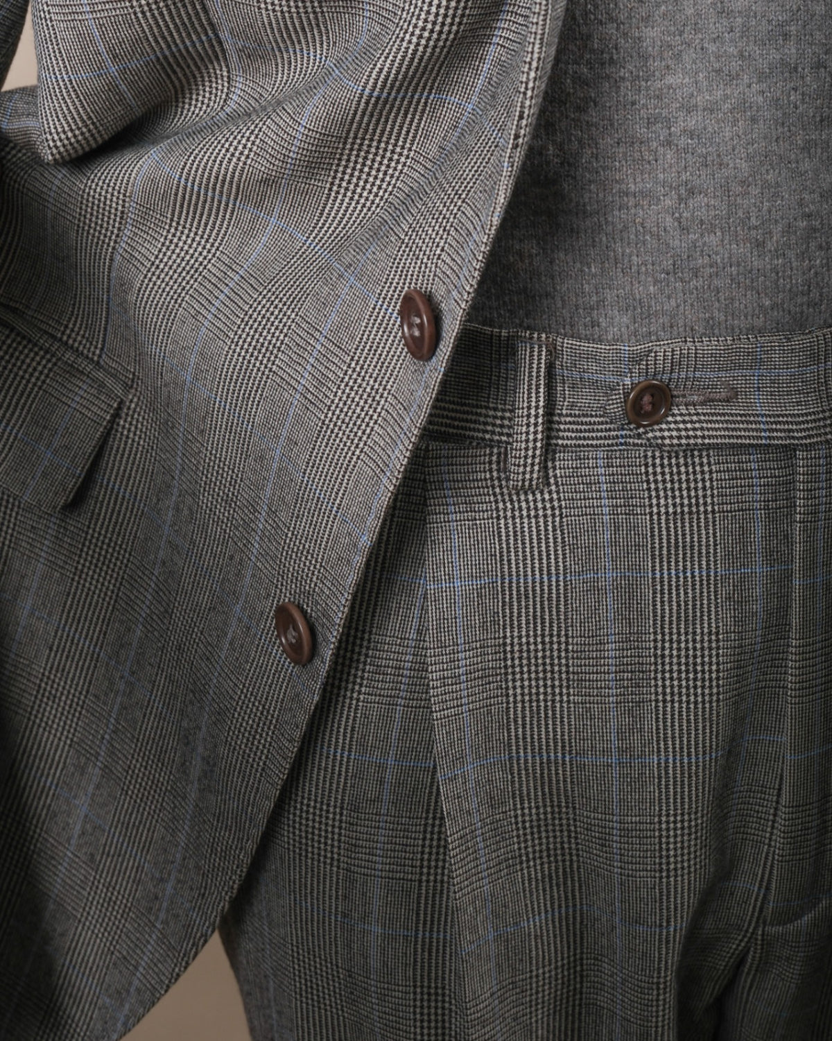Grey Prince of Wales Angelico Super 100´s Suit