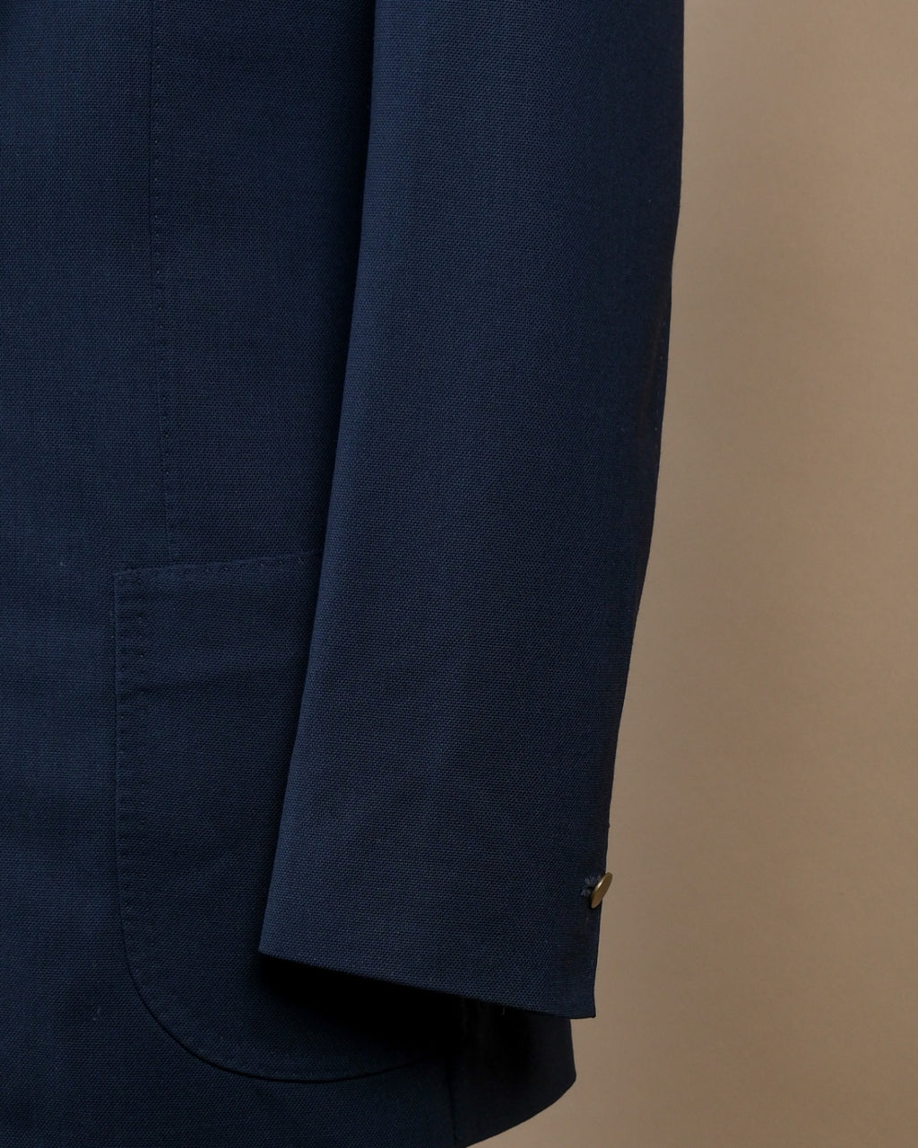 Navy Drapers Virgin Wool Hopsack Club Blazer