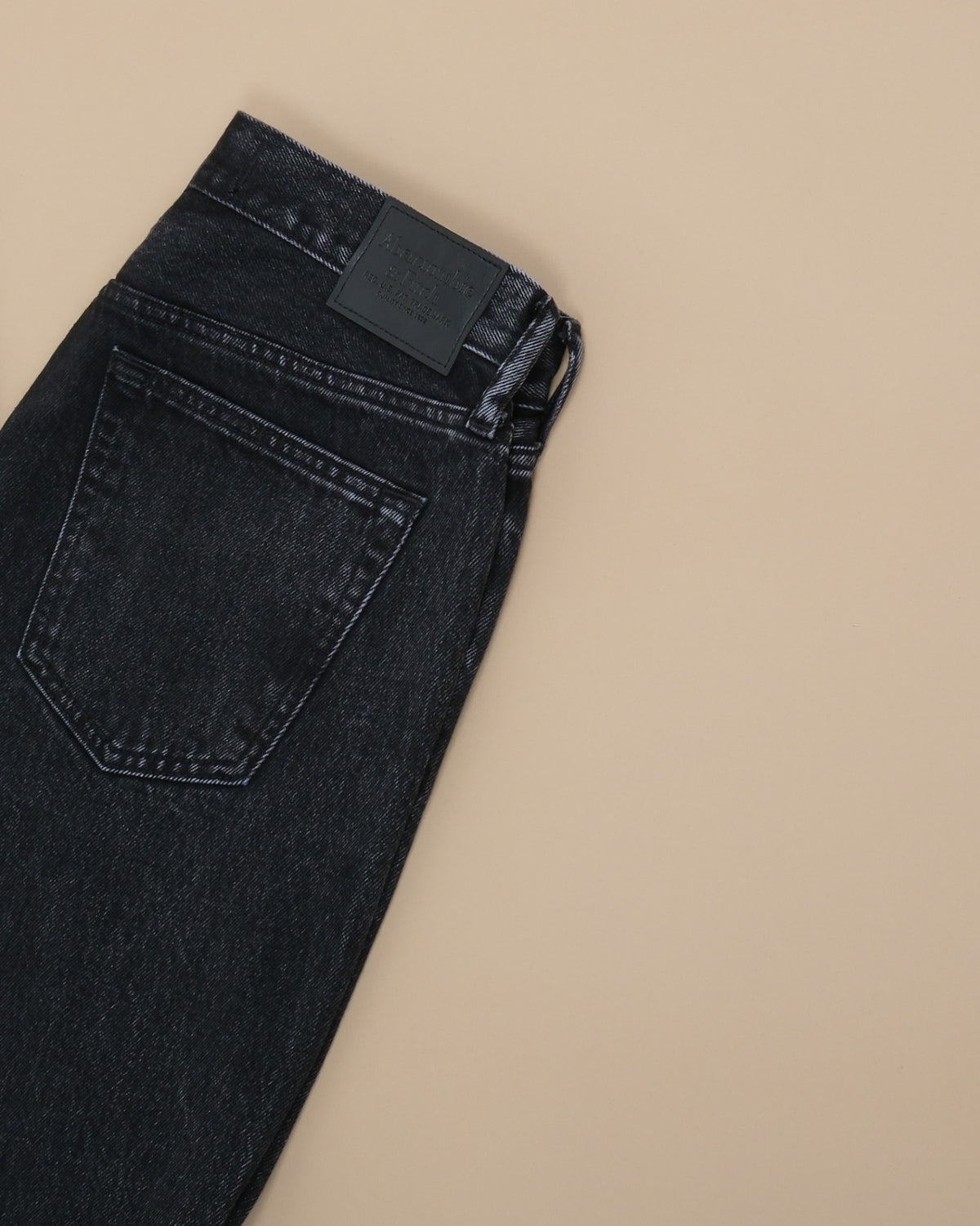 Black Wash High-Rise Jeans