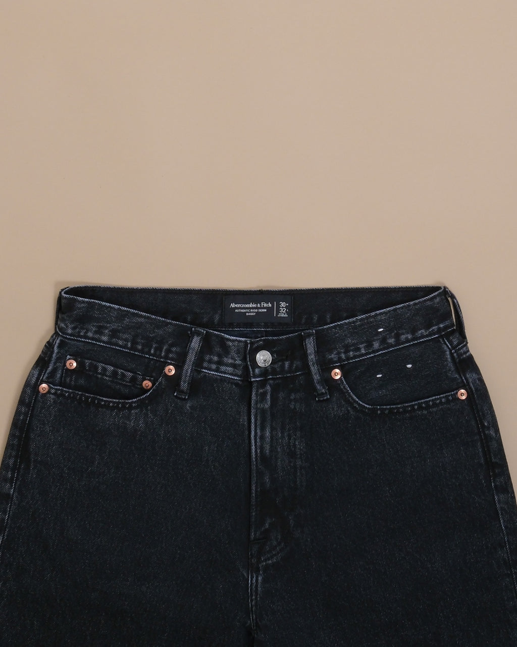 Black Wash High-Rise Jeans