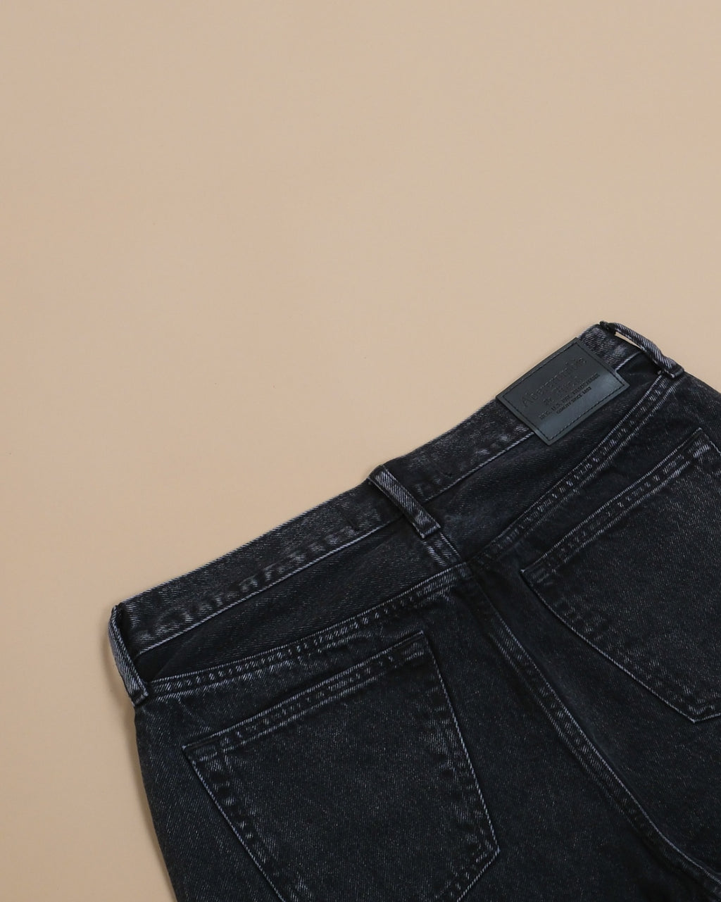 Black Wash High-Rise Jeans