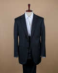 Navy Chalk Stripe Wool Suit
