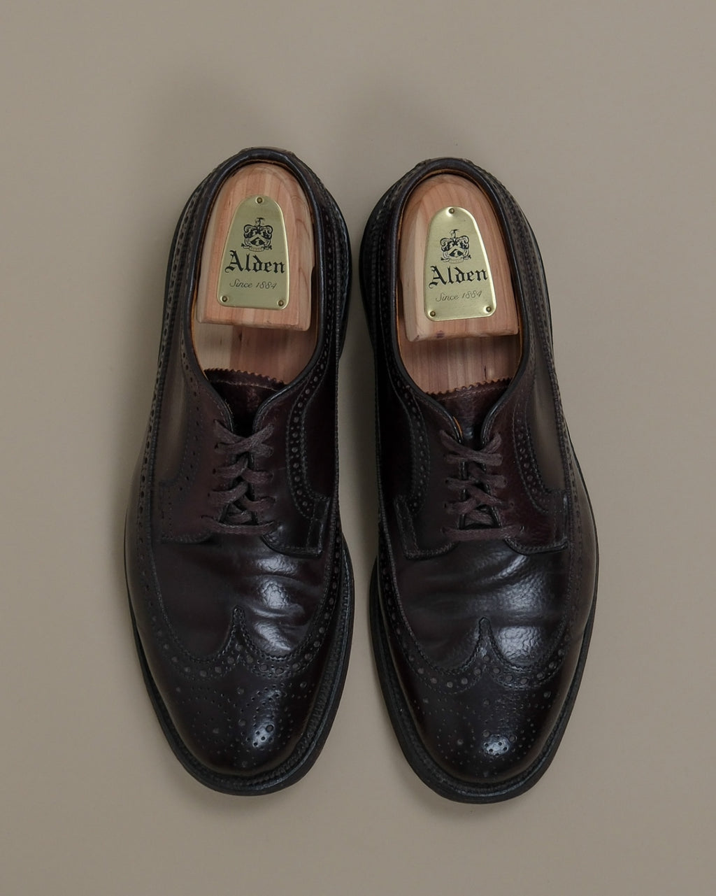 Color 8 Scotch Grain Shell Cordovan Long Wing Bluchers