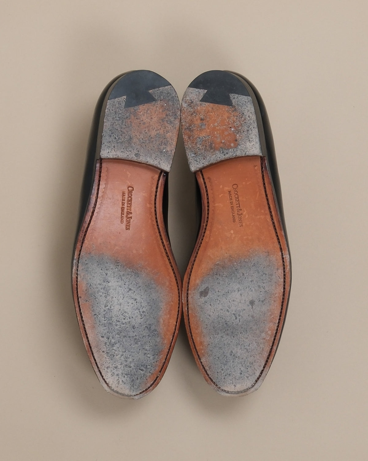 Black Cavalry Calf Boston Penny Loafers