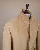 Camel Wool/Camelhair Polo Coat