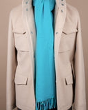Turquoise Cashmere Scarf
