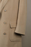 Camel Wool/Camelhair Polo Coat