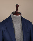 Navy Wool/Silk Sports Jacket