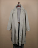 Stone Khaki Belted Raglan Coat