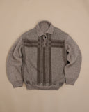 Gray Knit Polo