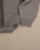 Gray Knit Polo
