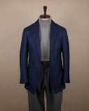 Navy Wool/Silk Sports Jacket