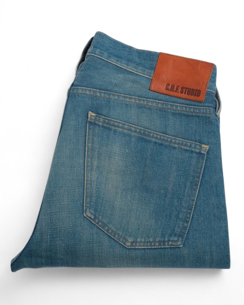 Blue High Rise Selvedge Jeans