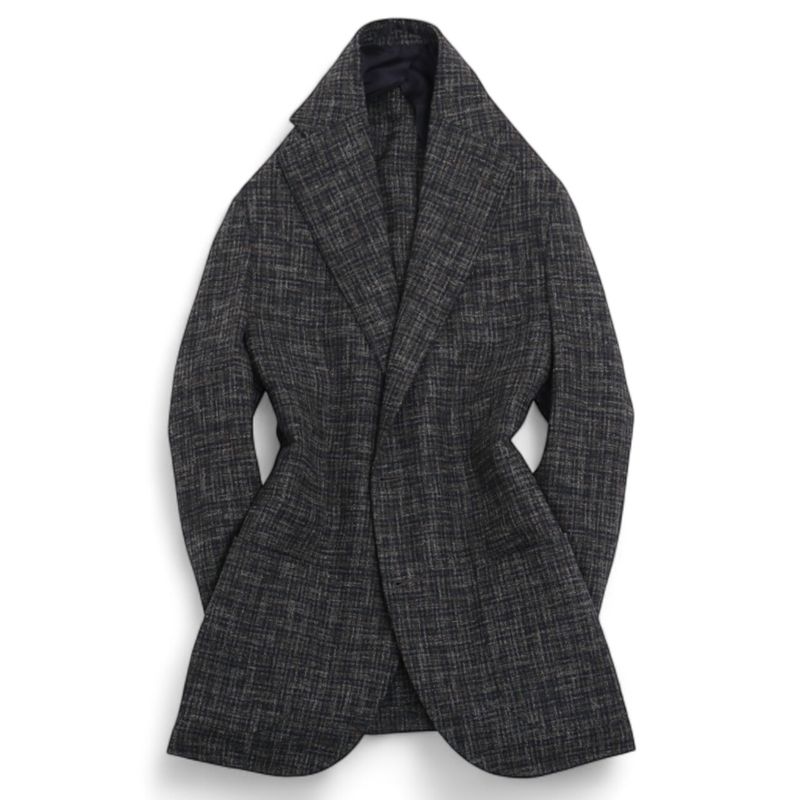 Navy/Brown/Grey Checked sports Jacket