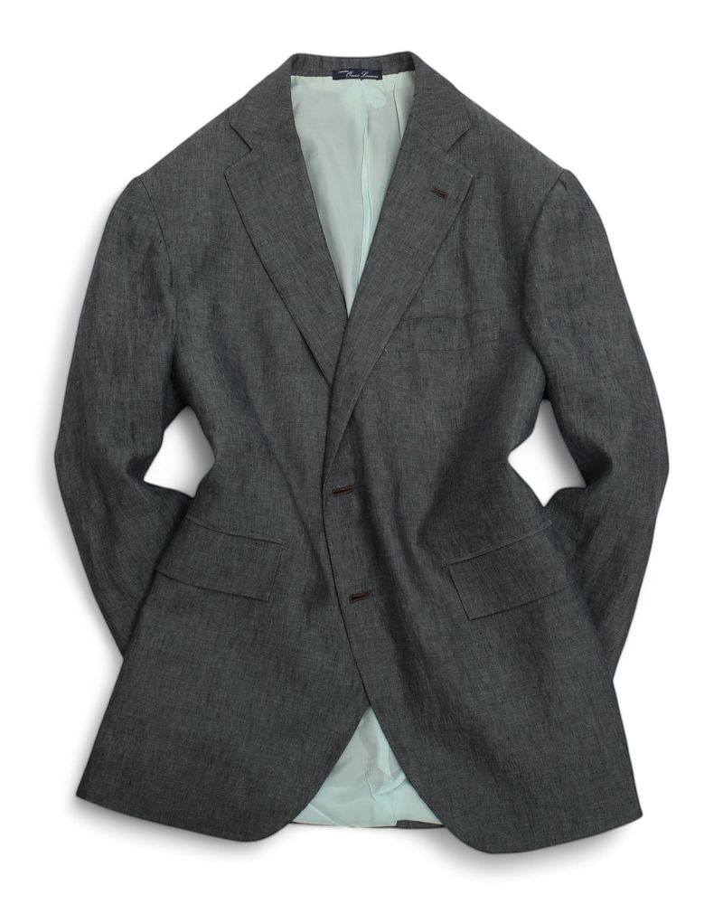 Dark Blue Linen Sports jacket
