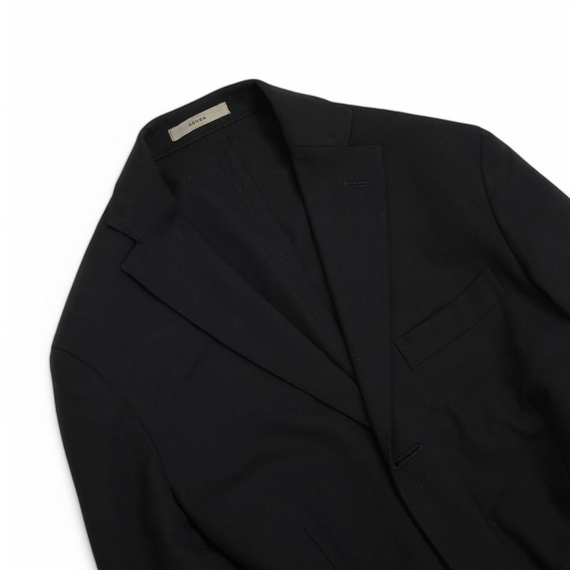 Dark Navy Unconstructed Wool Suit