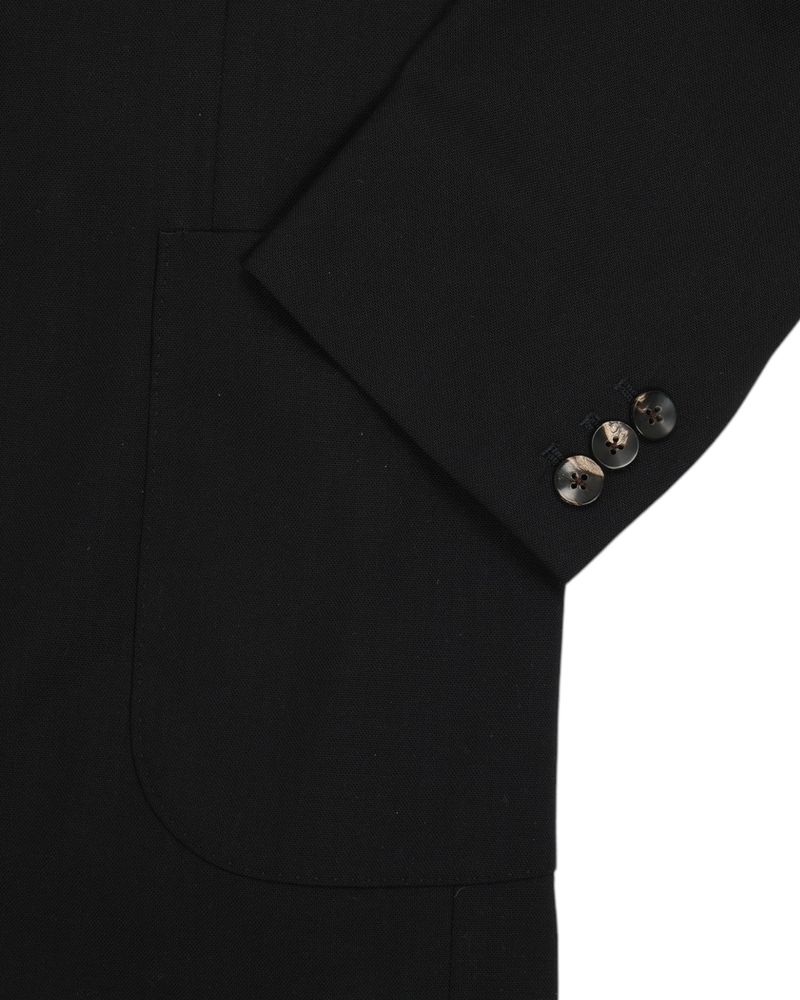 Dark Navy Unconstructed Wool Suit