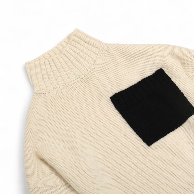 Off White Knitted Sweater
