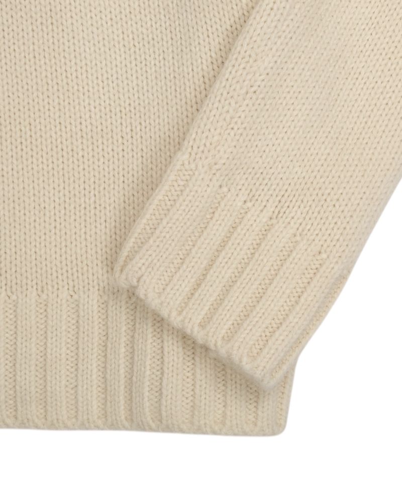 Off White Knitted Sweater