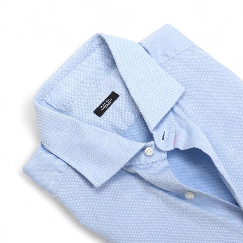 Light Blue Jacquard Shirt