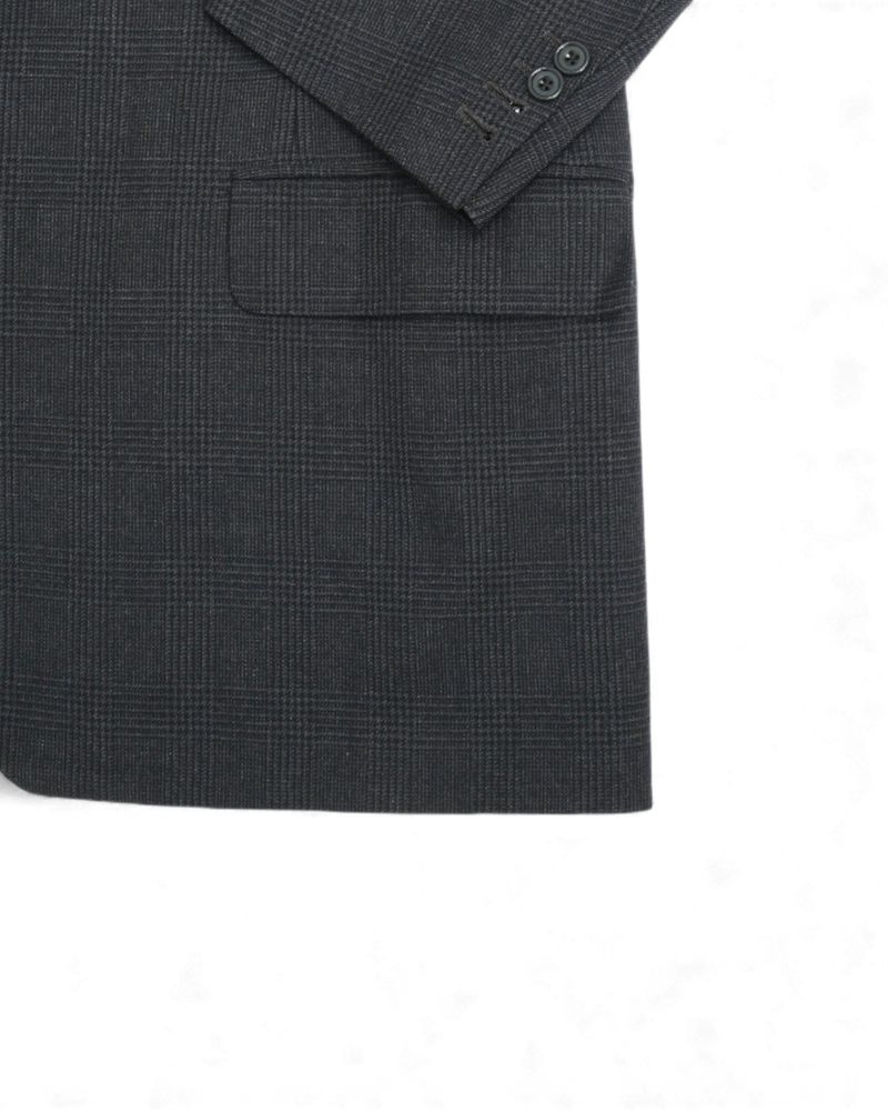 Charcoal Glen Check Sports Jacket