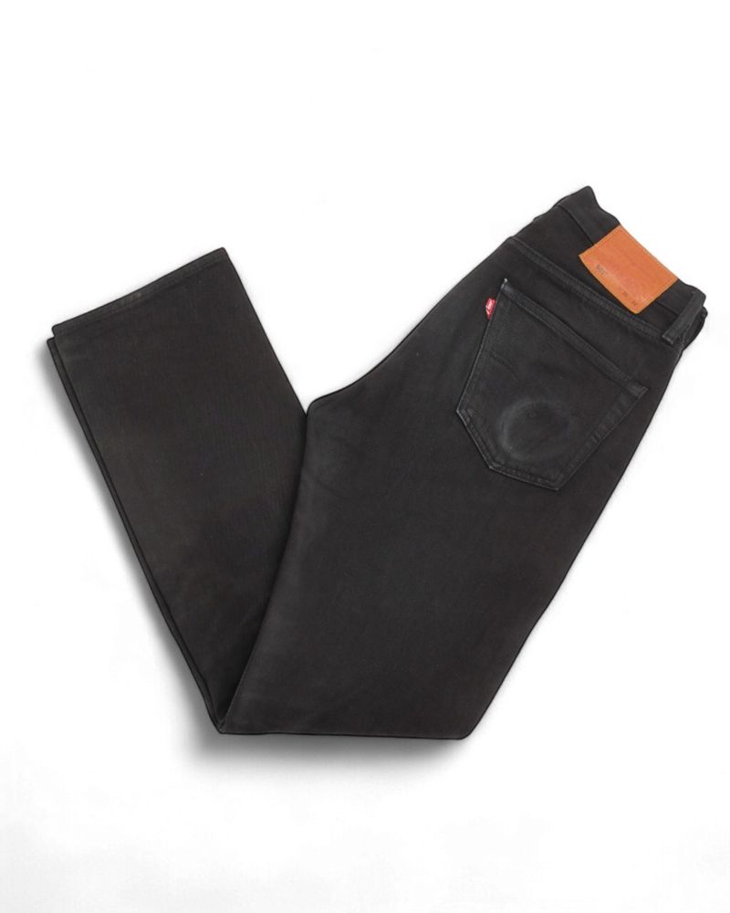 Black Wash High-Rise 501s