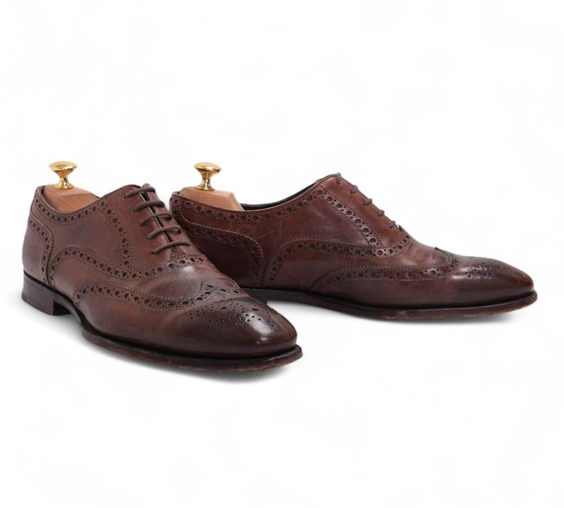 Brown Wingtip Brogue Oxfords