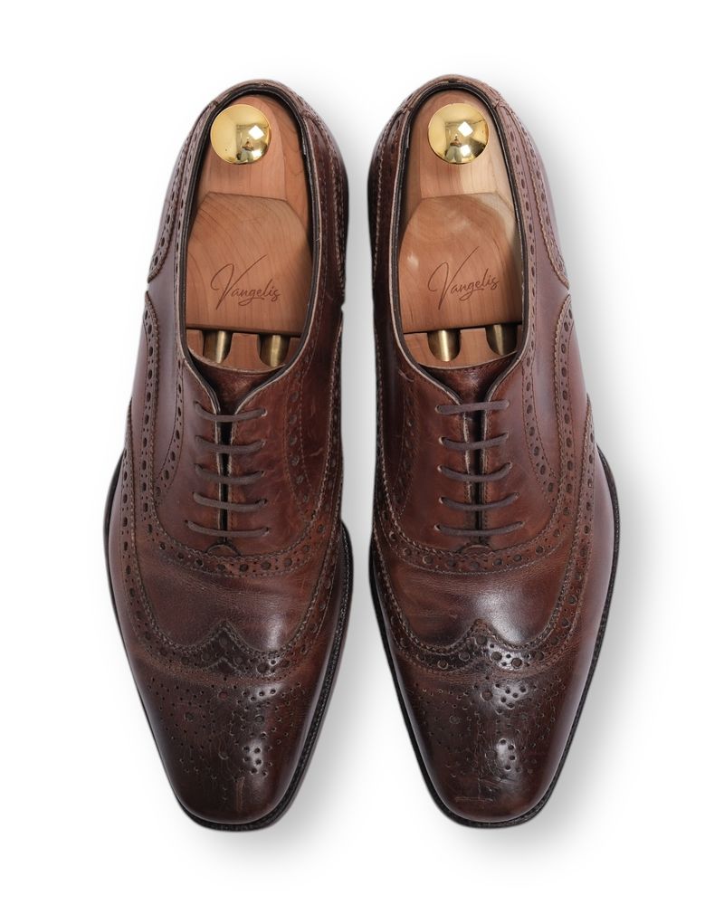 Brown Wingtip Brogue Oxfords