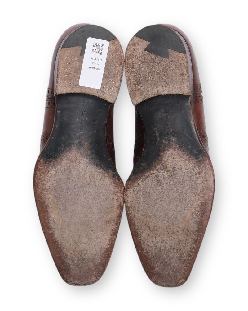 Brown Wingtip Brogue Oxfords