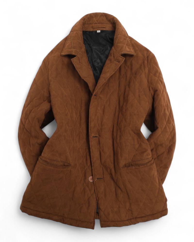 Brown Quilted Jacket