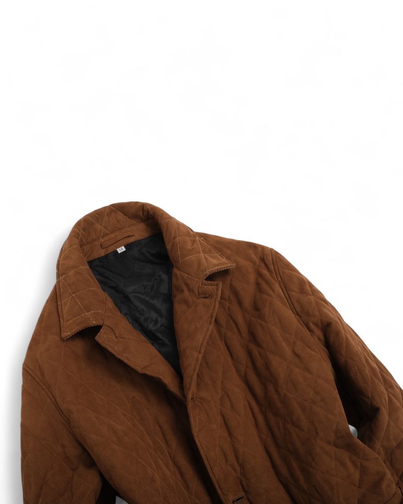 Brown Quilted Jacket