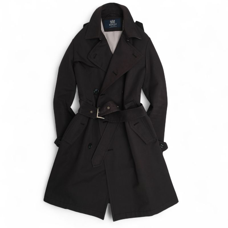 Black Belted DB. Trench Coat