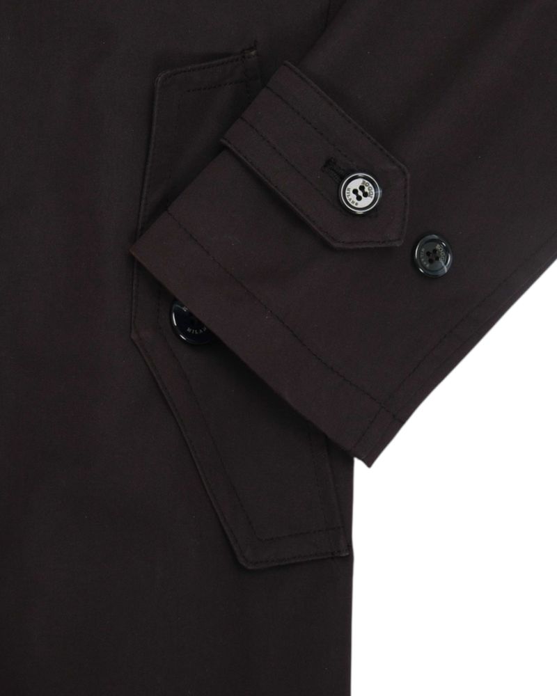 Black Belted DB. Trench Coat