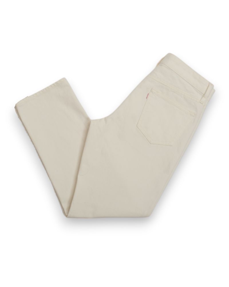 Ivory High Rise Denim Jeans