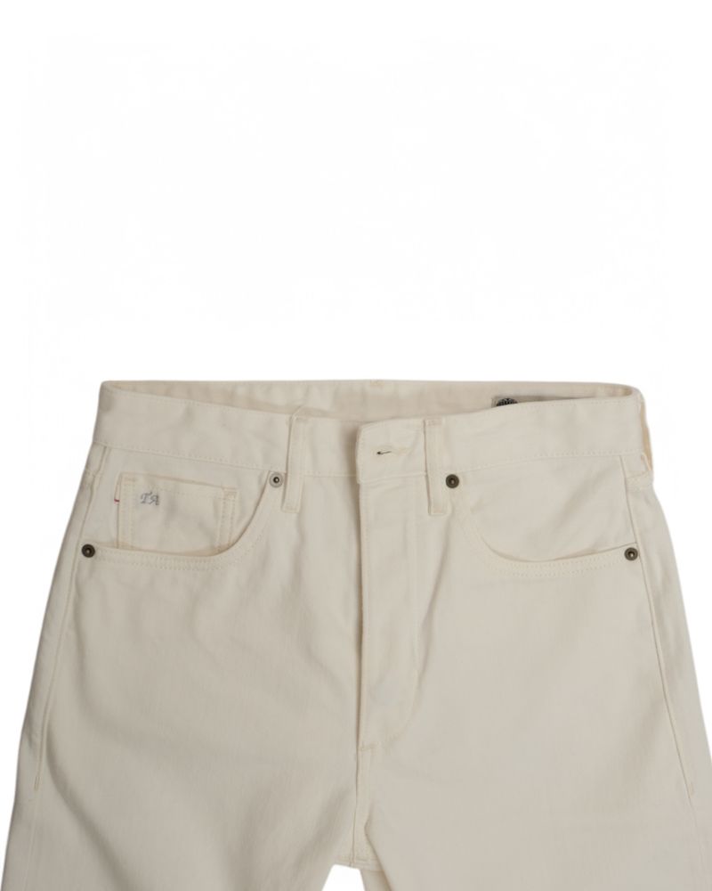 Ivory High Rise Denim Jeans