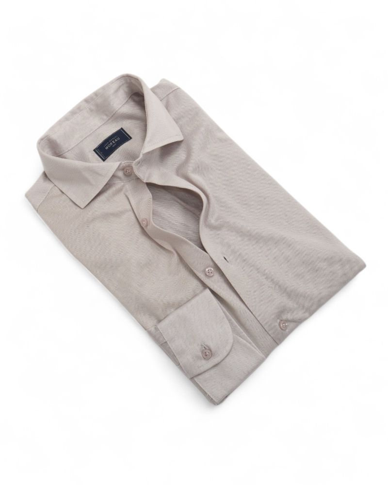 Greige Pique Shirt