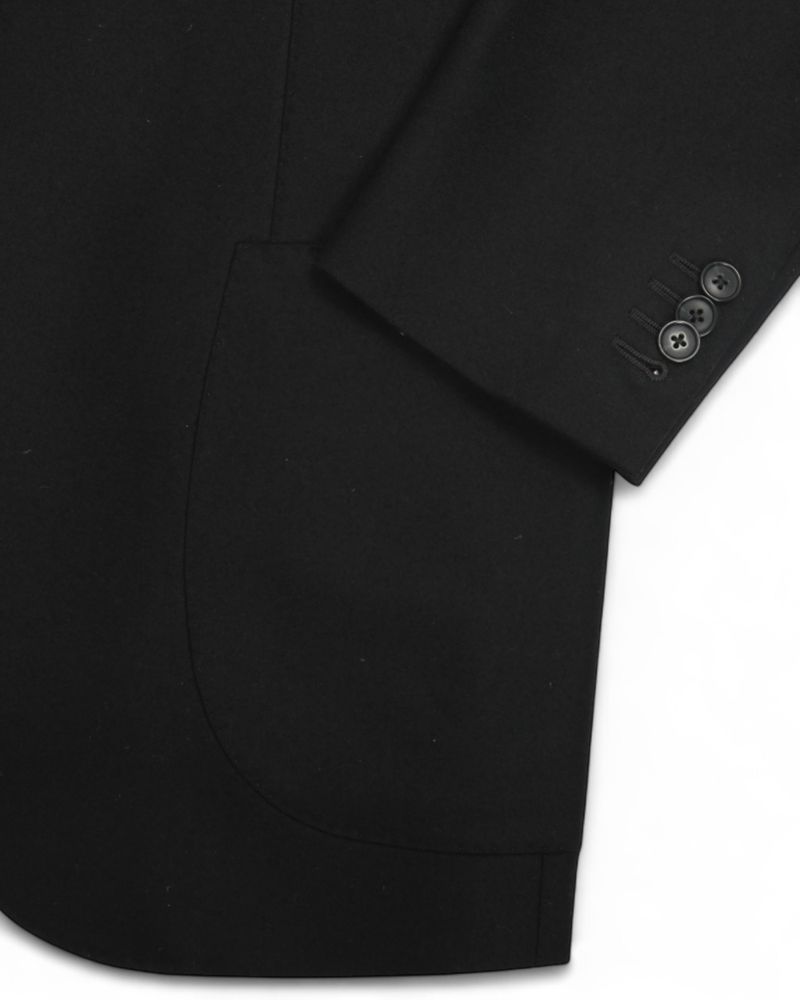 Black VBC Circular Flannel Suit