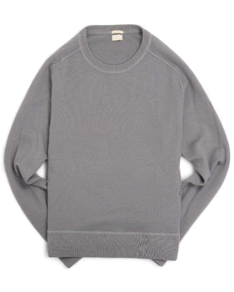 Light Grey Raglan Cashmere Sweater