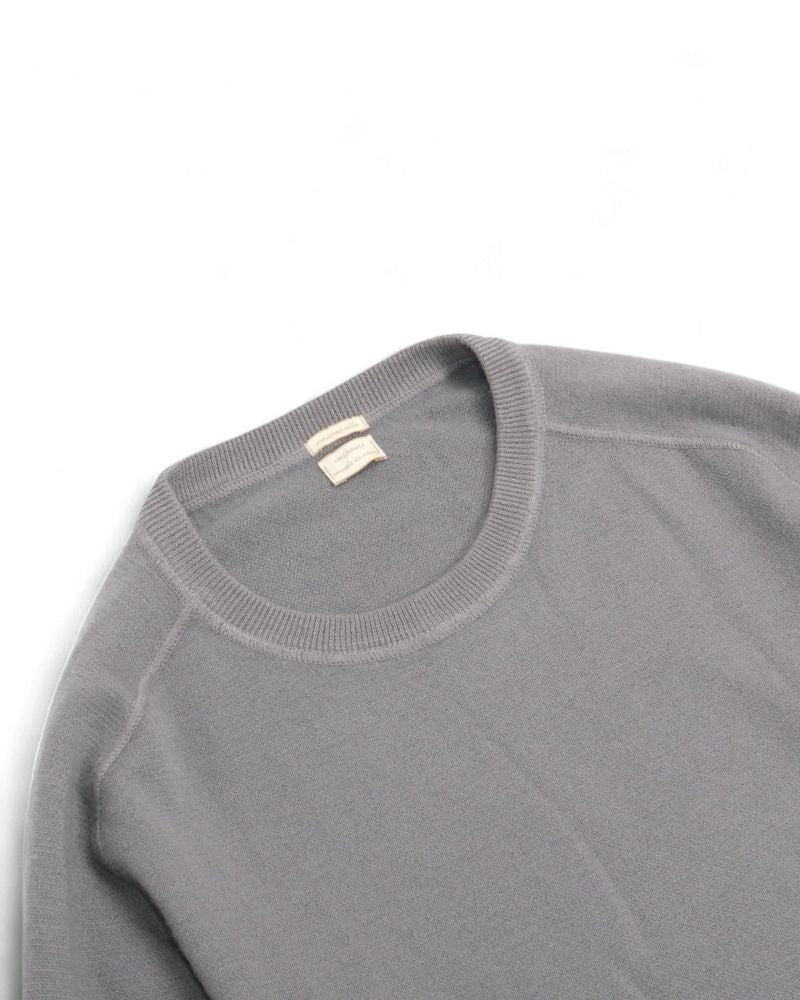 Light Grey Raglan Cashmere Sweater