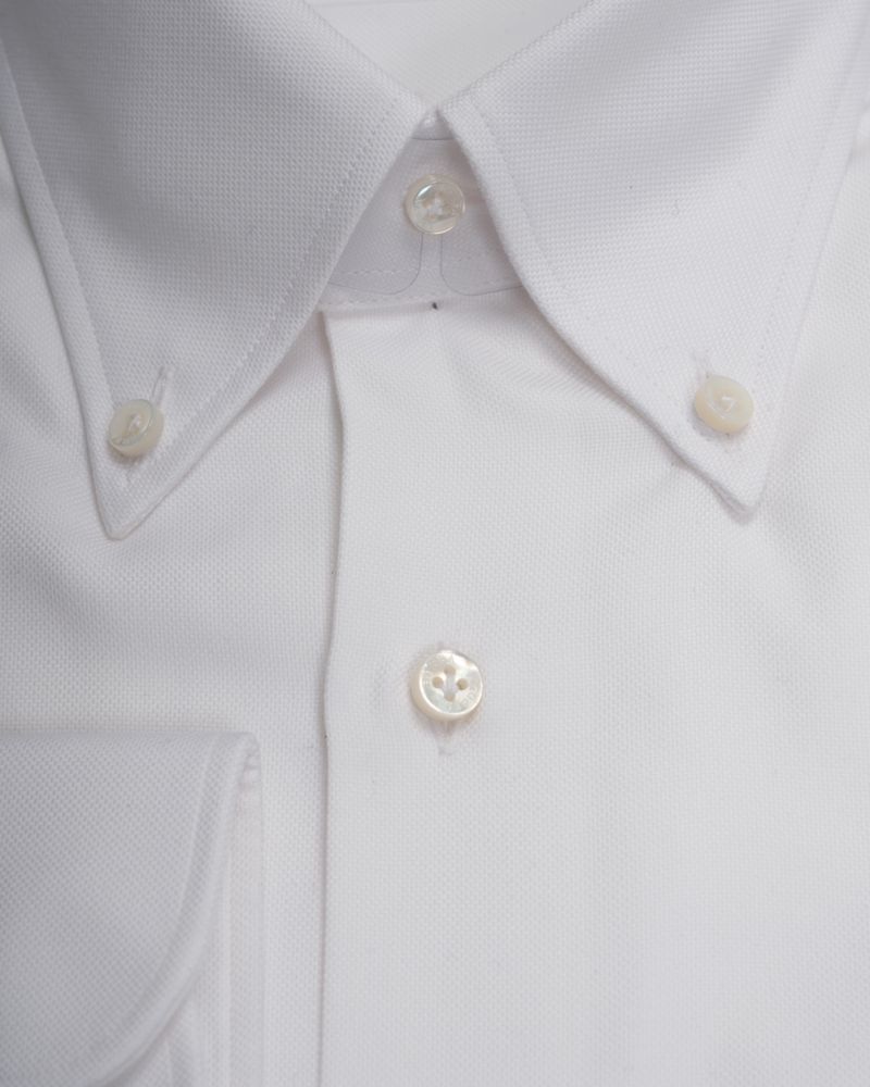 White Pinpoint BD. Shirt