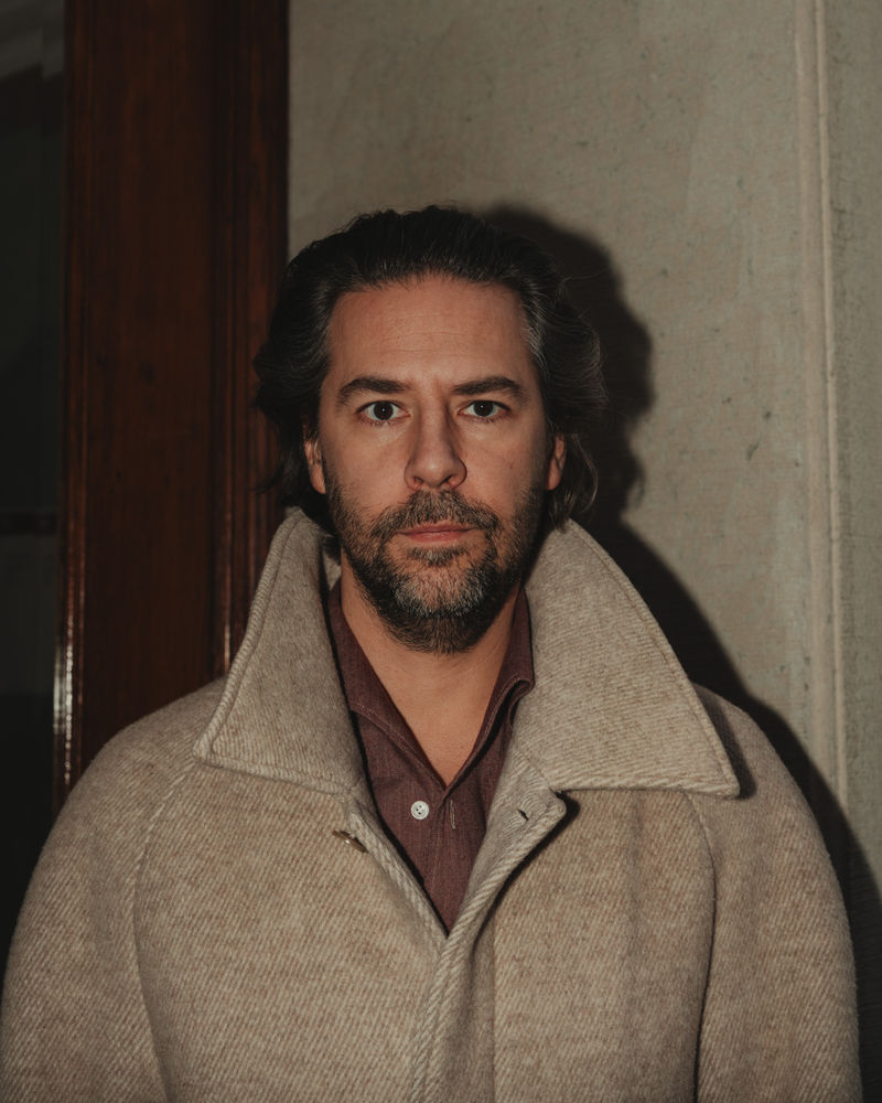 Light Beige Belted Raglan Wool Coat