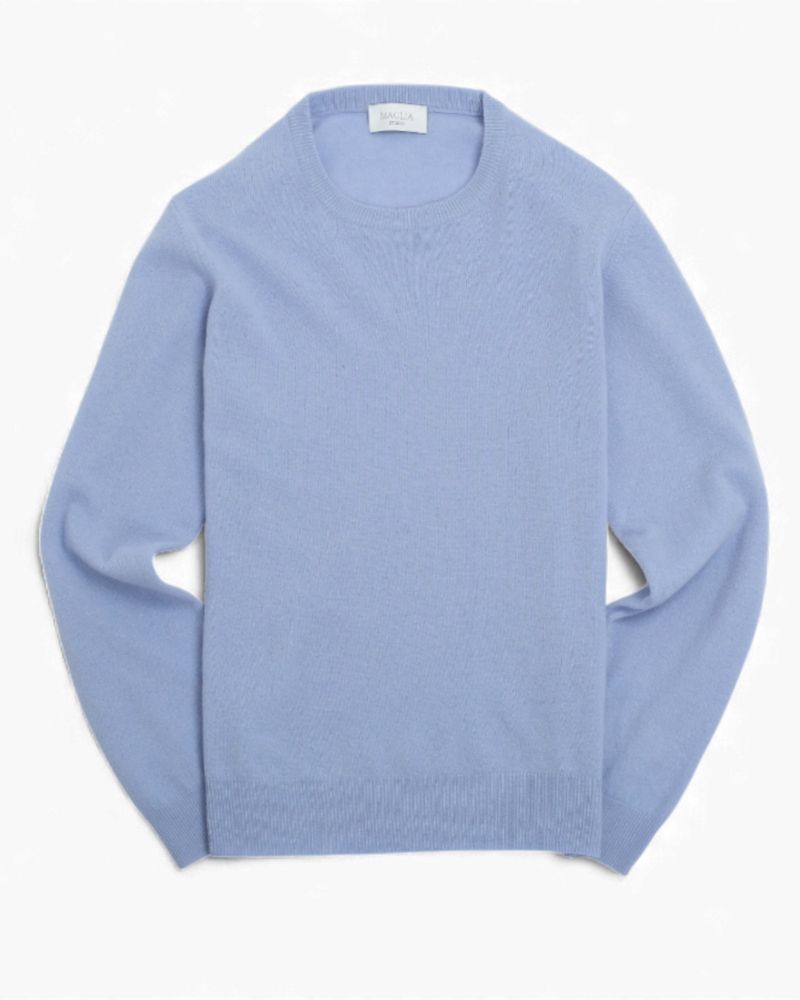 Sky Blue Lambswool Sweater