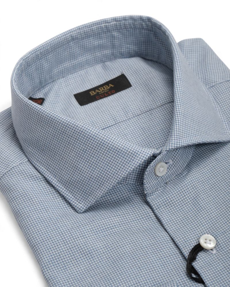 Blue/Green Houndstooth Shirt