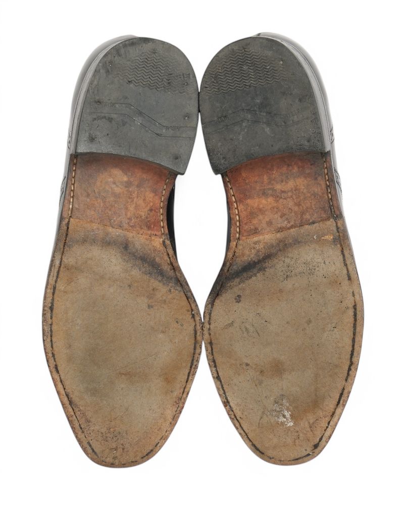 Black Cap Toe Brogue Oxfords