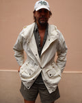 Ecru Cotton Sportivo Jacket