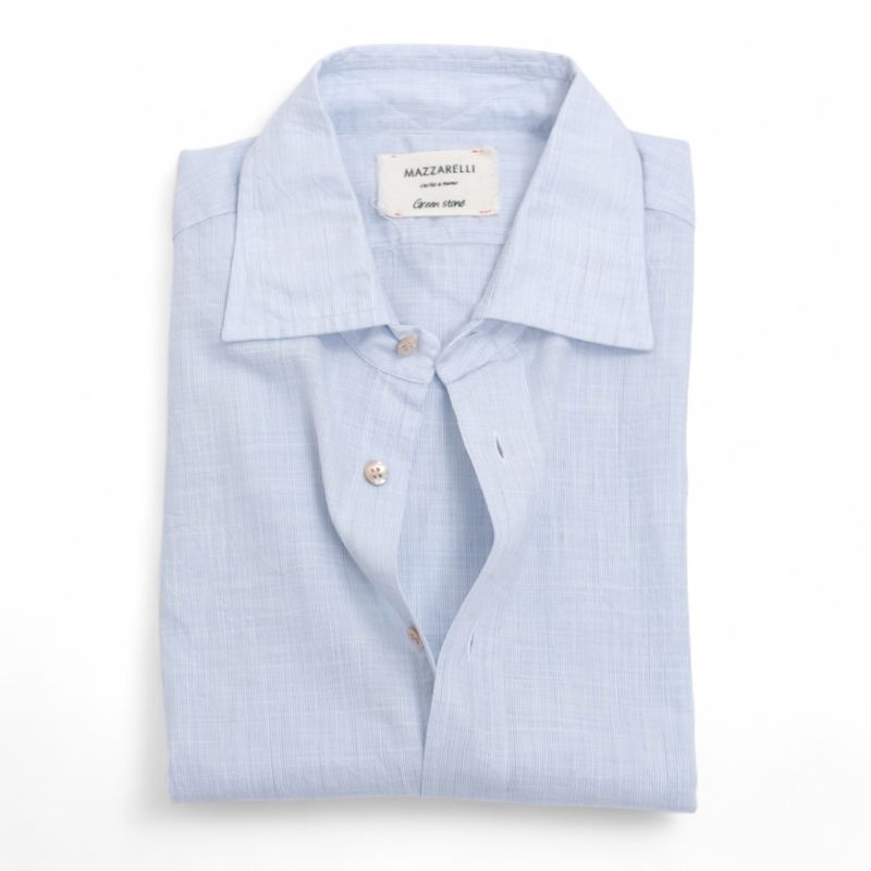 Light Blue Poplin Shirt